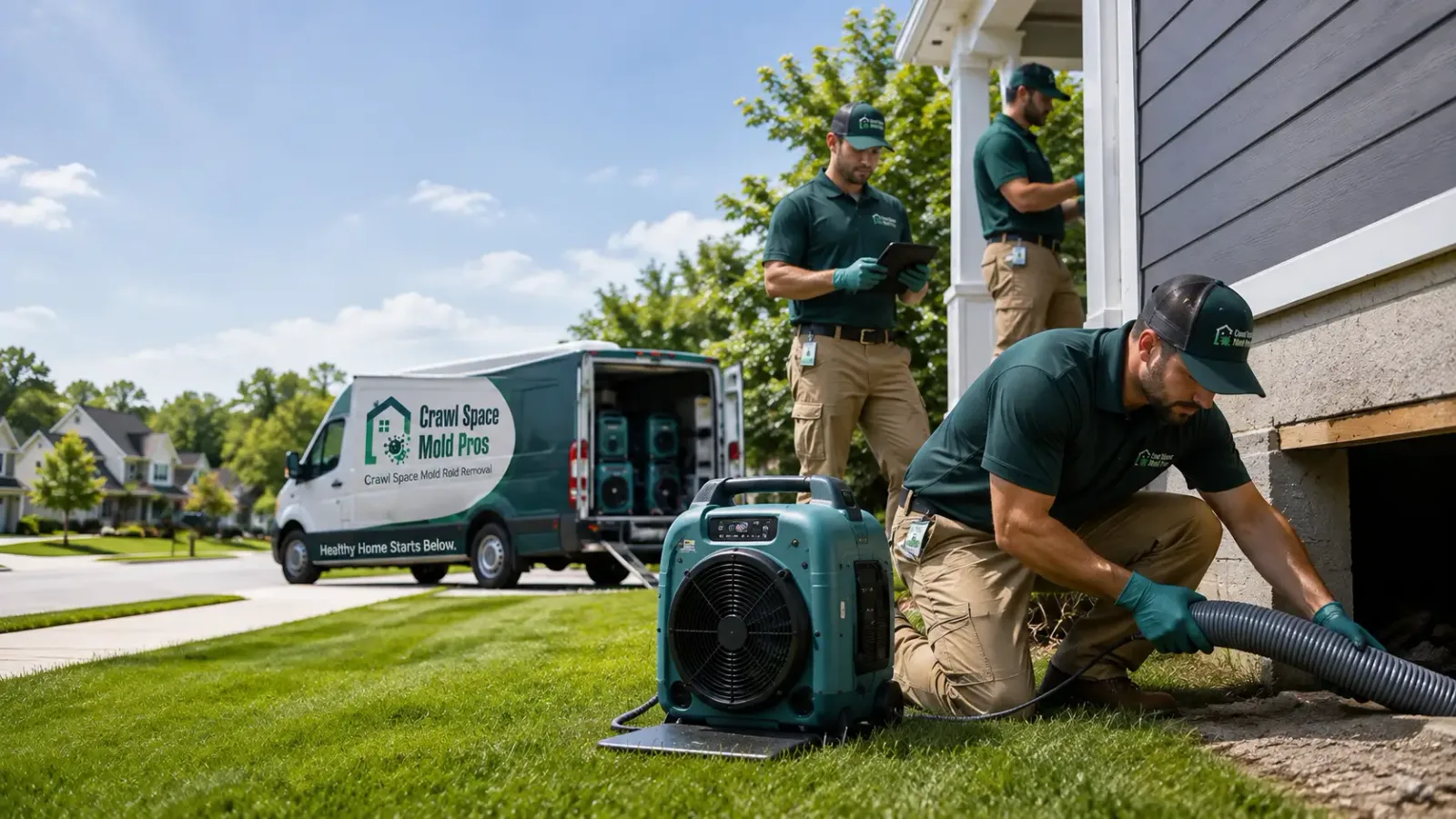 Crawl Space Mold Removal in Island Park, ID